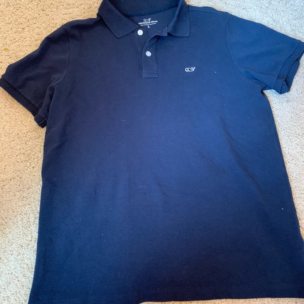 Boys vineyard vines classic pique polo size large